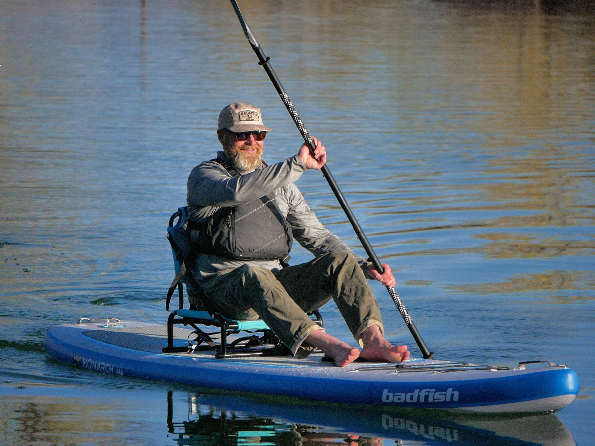 Amazon.co.jp: Badfish Perch Fishing SUPチェア | 取り外し可能な
